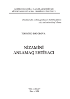 Nizamini Anlamaq Ehtiyacı